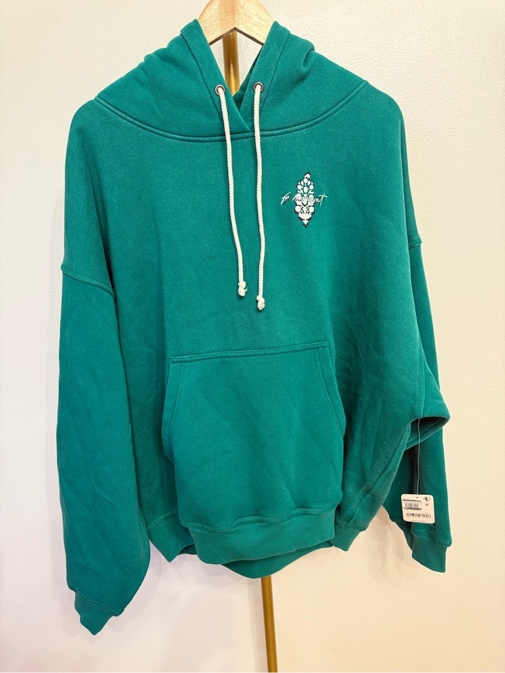 FP Movement by Free People Final Call Hoodie in Evergreen size L NWT MSRP $98